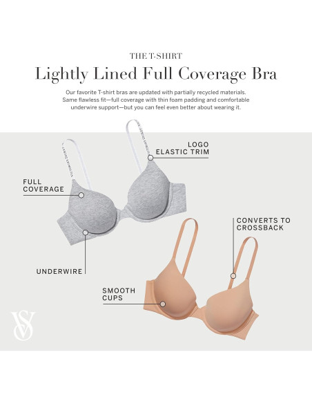 Sostén Victoria's Secret 38DD Acolchado Comodidad