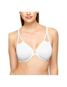 Sujetador Deportivo Wacoal 65124 Sin Aros Blanco 38D