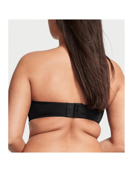 Sujetador sin tirantes Bombshell Push Up Victoria's Secret 34B Negro