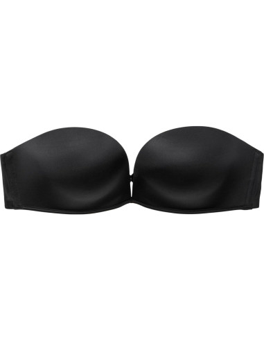 Sujetador sin tirantes Bombshell Push Up Victoria's Secret 34B Negro