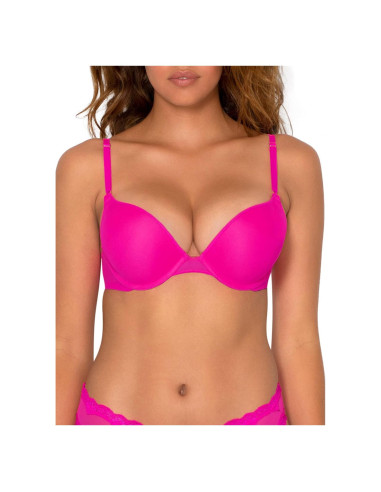 Sujetador Push-Up Smart & Sexy 36B Rosa Eléctrico Aros