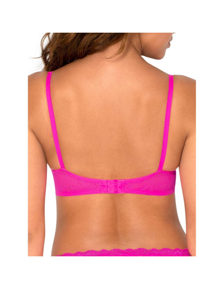 Sujetador Push-Up Smart & Sexy 36B Rosa Eléctrico Aros