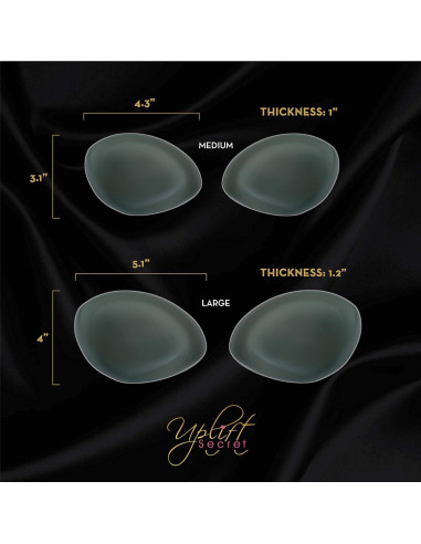 Inserciones Silicona Uplift Secret - Almohadillas Aumento Senos