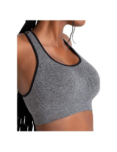 Sostén Deportivo SHAPERMINT para Mujeres - Alto Soporte Gris