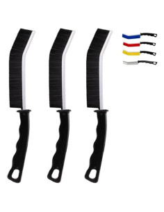 Cepillo de limpieza de ranuras POPGIO 3 Pcs Ergonomico Negro