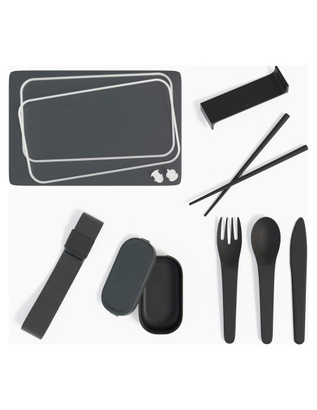 Accesorios Bento Box BentoHeaven - Cubiertos, Tazón y Más