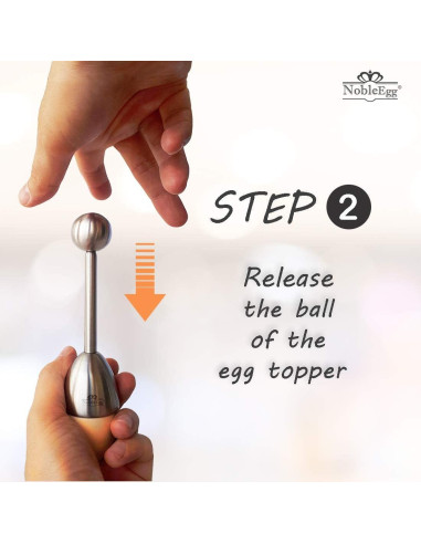 Cortador de Huevos NobleEgg Acero Inoxidable Semi Automático
