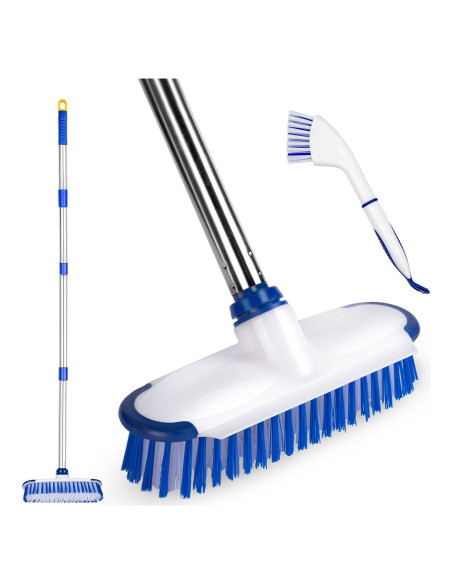 Cepillo de Fregado ITTAHO 2 en 1 con Mango Ajustable