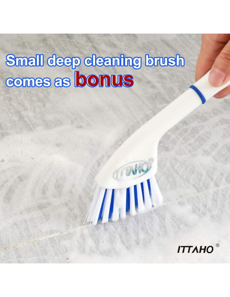 Cepillo de Fregado ITTAHO 2 en 1 con Mango Ajustable
