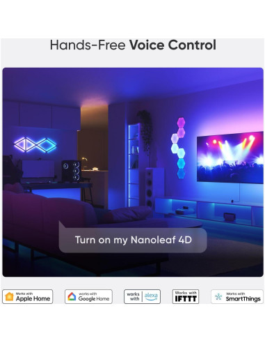 Nanoleaf 4D - Retroiluminación LED para TV hasta 216 cm