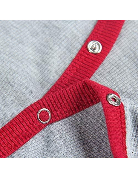 Mono Roselux de manga larga con escote en V para mujer