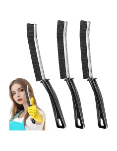 Juego de 3 cepillos de limpieza BSFRNF para rincones