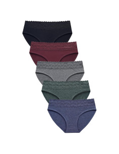 Bragas de Algodón Wealurre para Mujeres - Pack de Encaje