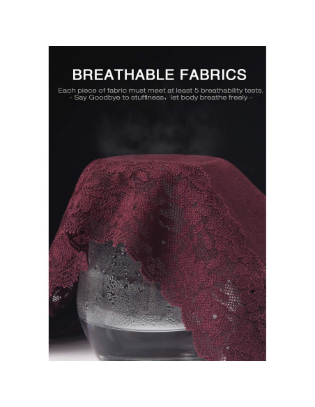 Bragas de Algodón Wealurre para Mujeres - Pack de Encaje