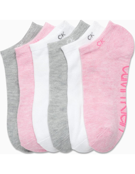 Calcetines Cortos Calvin Klein Paquete 6 Mujeres 4-10
