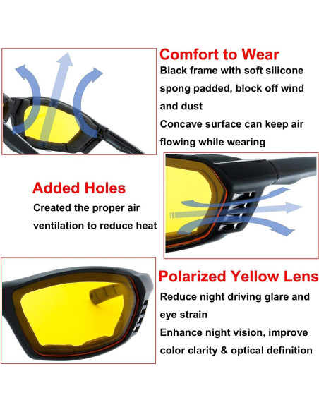 Gafas de Motocicleta The Fresh FR13 Polarizadas UV 100%