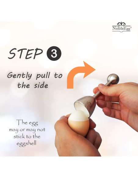 Cortador de Huevos NobleEgg Acero Inoxidable Semi Automático
