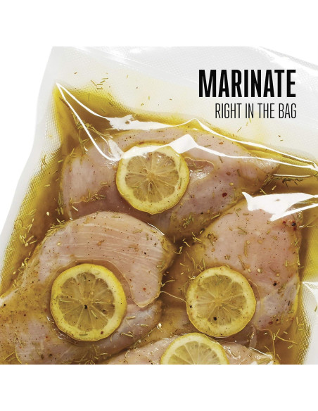 Bolsas de Sellado al Vacío Weston 2 Capas 3mm 100 Unidades