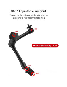 Soporte de Montaje para Cámara Obeamiu Brazo Mágico 29-54 cm 2