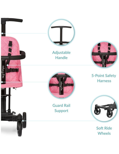 Carrito de Paseo Dream On Me Coast Rider Rosa 365-PINK