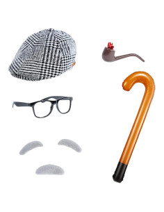 Disfraz de Abuelo Lingway Toys para Niños 100 Días de Escuela