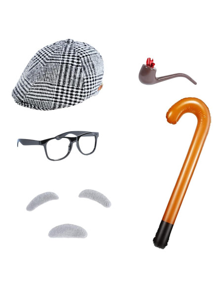 Disfraz de Abuelo Lingway Toys para Niños 100 Días de Escuela