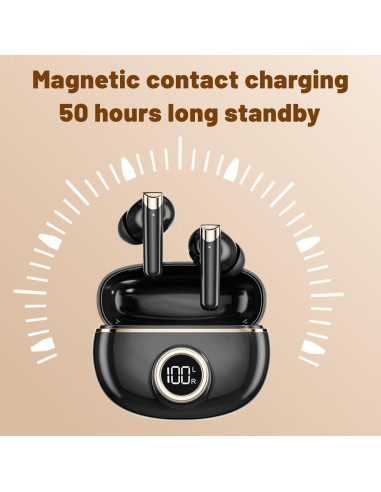 Auriculares Inalámbricos QJF-M85 Bluetooth 5.4 IPX7 50h Batería