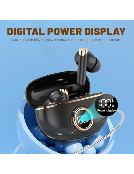 Auriculares Inalámbricos QJF-M85 Bluetooth 5.4 IPX7 50h Batería