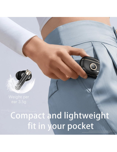 Auriculares Inalámbricos QJF-M85 Bluetooth 5.4 IPX7 50h Batería