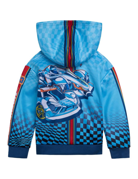 Conjunto sudadera y jogger Hot Wheels 2T Azul para niños