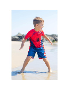 Conjunto de camiseta y bañador Marvel UPF 50+ para niños 2