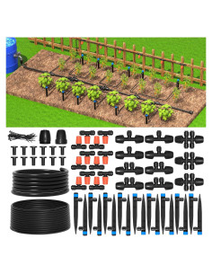 Kit de Riego por Goteo MIXC 69m - Boquillas Ajustables