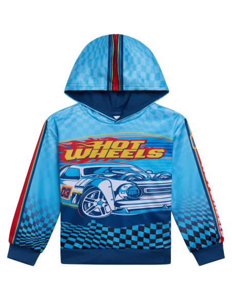 Conjunto sudadera y jogger Hot Wheels 14-16 azul