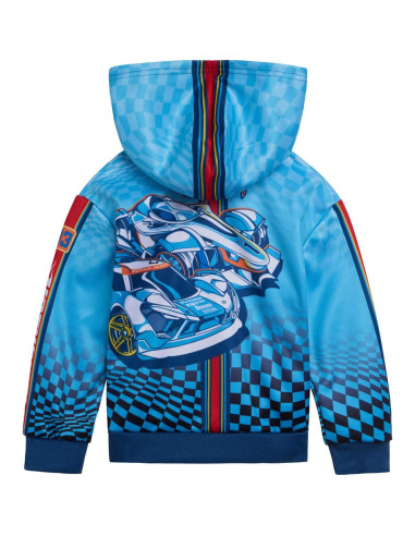 Conjunto sudadera y jogger Hot Wheels 14-16 azul