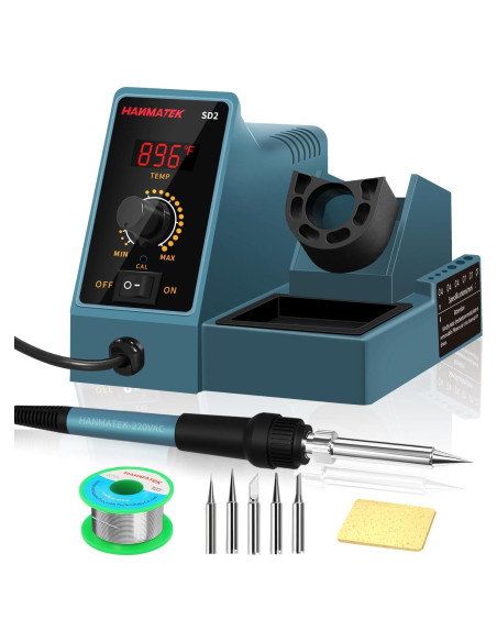 Estación de Soldadura Digital HANMATEK 60W 5 Puntas