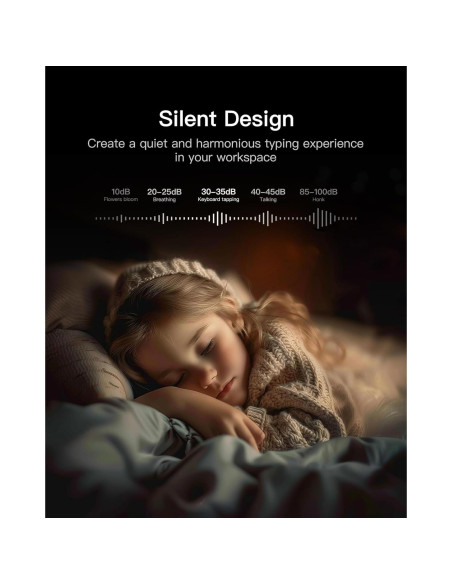 Combo Teclado y Ratón Inateck Inalámbrico con Soporte