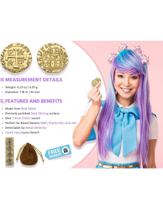 Juego de Monedas Pirata de Metal - Leib Games - 35 Pcs 2