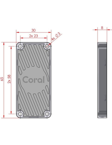 Acelerador USB Coral Seeed Studio para Raspberry Pi 0.1 kg