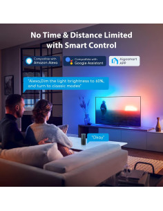 Tira LED Inteligente Aigostar 2.0m Cambio de Color Música 2