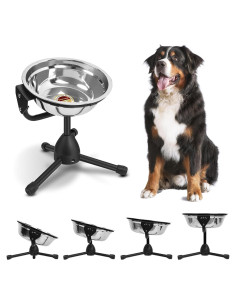 Cuenco Elevado para Perros Vexong Mediano Ajustable 2L