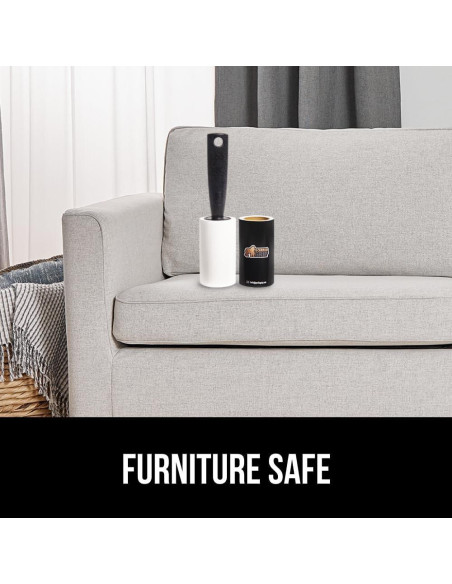 Rodillo Quitapelusas GORILLA GRIP 190 Hojas Recargables