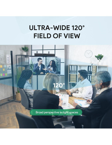 Cámara de Conferencia USB Yealink UVC40 E2 4K 120 Micrófonos
