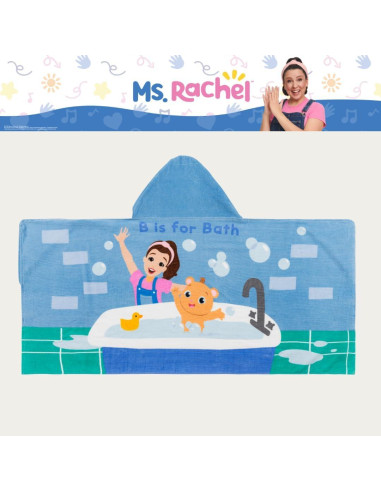 Toalla con Capucha Sra. Rachel 100% Algodón 61x127 cm