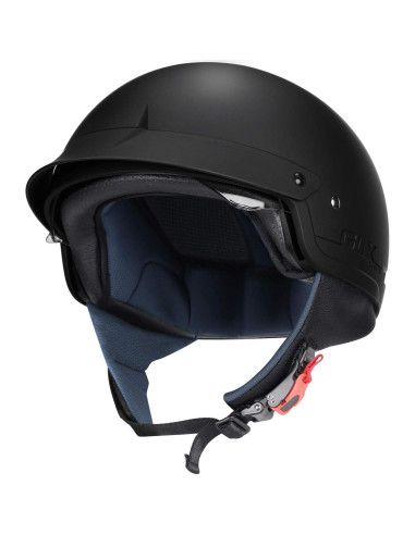 Casco Abierto GLX M14 Negro Mate Pequeño Aprobado DOT