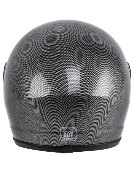 Casco TCMT de Carbono Grande para Motocicleta y ATV