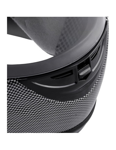Casco TCMT de Carbono Grande para Motocicleta y ATV