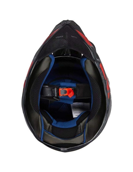 Casco ILM para Motocross Juvenil-XL Rojo Negro Modelo 128YS