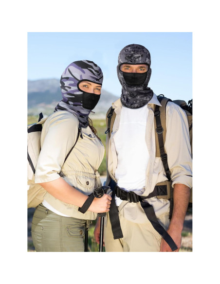 Balaclava SATINIOR 9 Piezas Camo Transpirable Solar