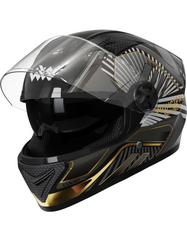 Casco Integral WWJ AXK557 Doble Visera Unisex 53-61 cm