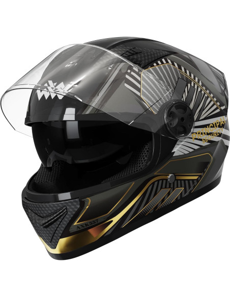 Casco Integral WWJ AXK557 Doble Visera Unisex 53-61 cm